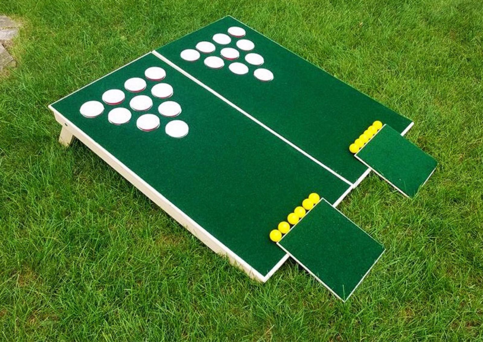 Beer Pong Golf - rent these playing boards for your next tailgating event from Carolina Fun Factory